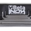 Premiumszerszamok.hu | Beta szerszám | 96BPINOX-AS/B8 7 darabos hatlapfejű hajlított belső kulcs gömbös szélekkel